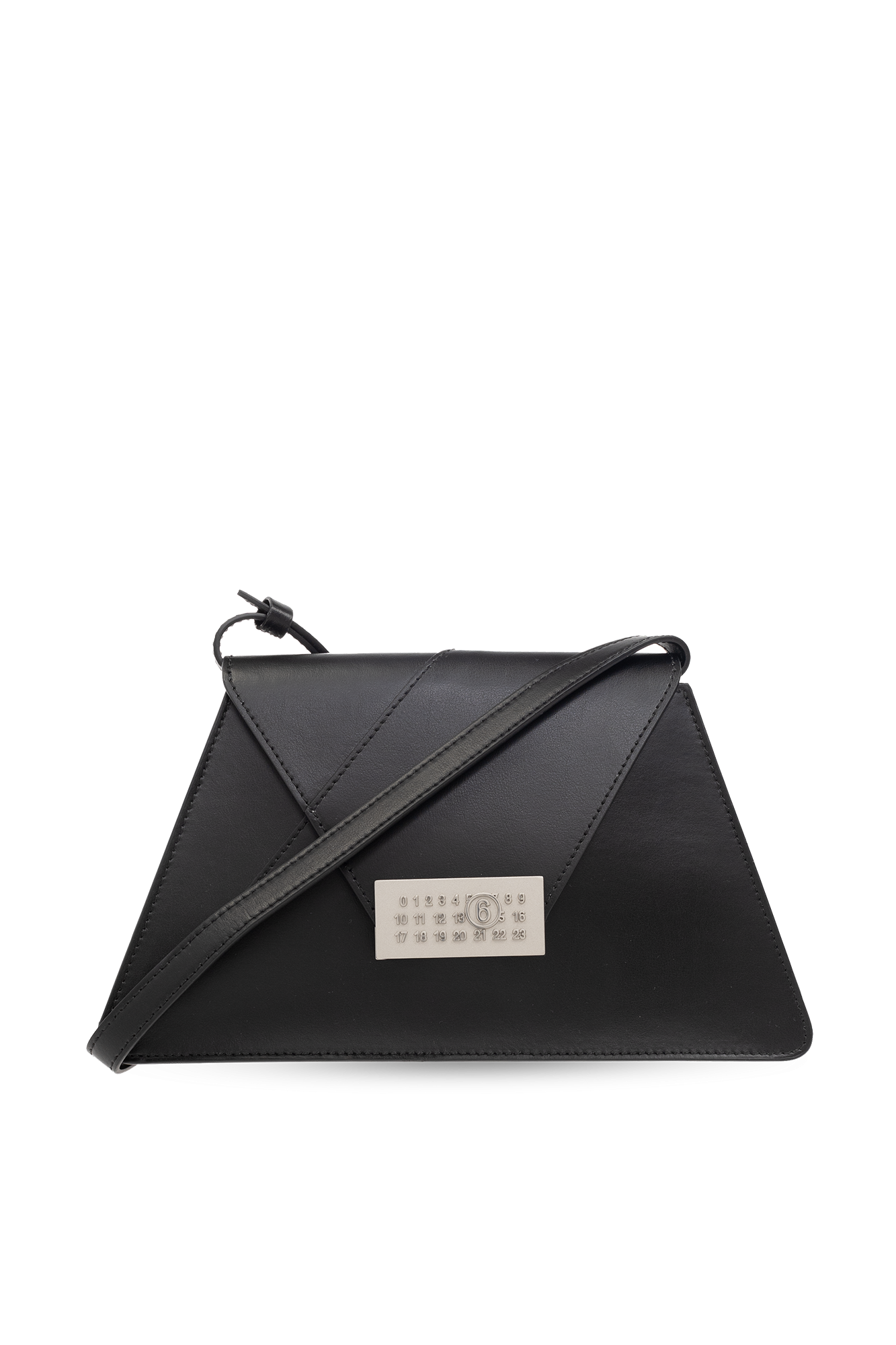 Black 'Numeric Medium' shoulder bag MM6 Maison Margiela